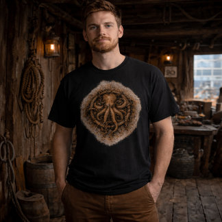 Kraken Mark Piraten Sigille T-Shirt