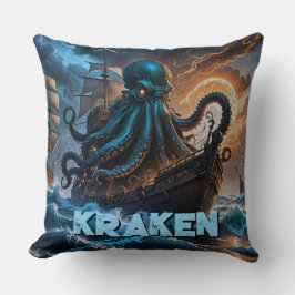 Kraken-Meerungeheuer Kissen
