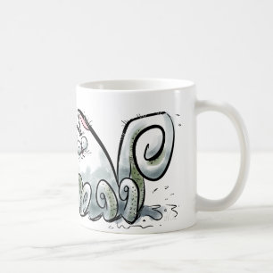 Kraken-Miezekatze Kaffeetasse