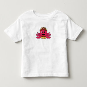 Kraken mit Kuchen Kleinkind T-shirt