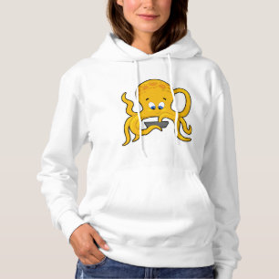 Kraken mit Laptop Hoodie