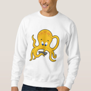 Kraken mit Laptop Sweatshirt