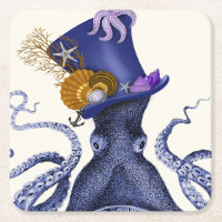 Kraken mit nautischem Hut