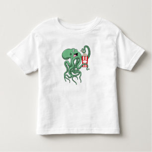 Kraken mit Popcorn Kleinkind T-shirt