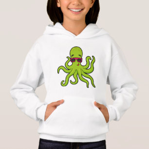 Kraken mit Sonnenbrille Hoodie