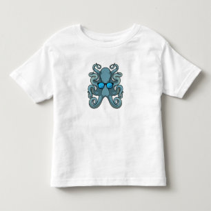 Kraken mit Sonnenbrille Kleinkind T-shirt