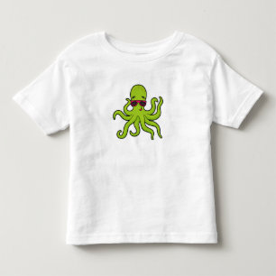 Kraken mit Sonnenbrille Kleinkind T-shirt