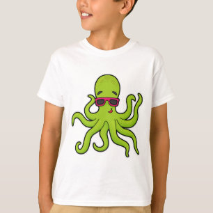Kraken mit Sonnenbrille T-Shirt
