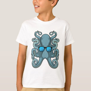 Kraken mit Sonnenbrille T-Shirt