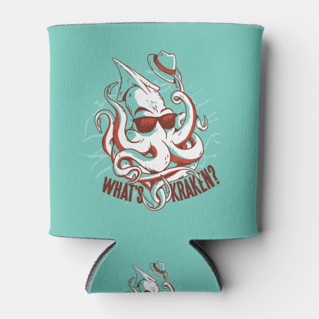 Kraken Monster Funny Dosenkühler (Vorderseite)