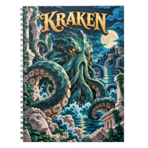 Kraken, Paper Cut Monster Notizblock