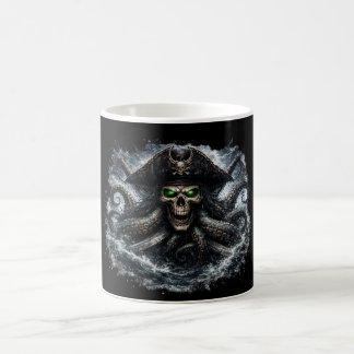Kraken Pirate Skull Mug – Epic Sea Monster Pirate Kaffeetasse