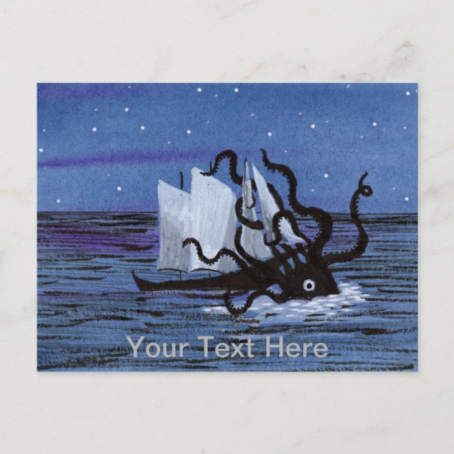 Kraken Postkarte (Vorderseite)