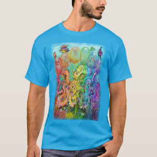 Kraken Qualle Tentakel T-Shirt