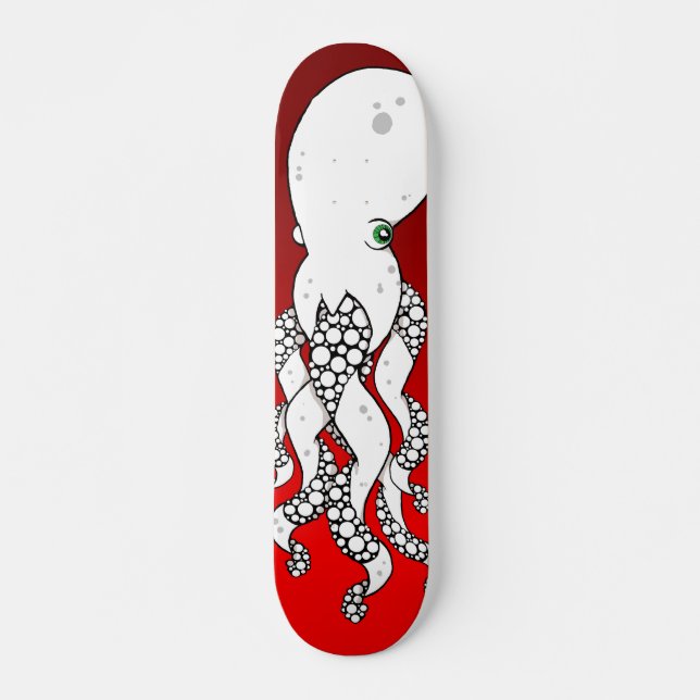 Kraken-(rote) Skateboard-Plattform Skateboard (Vorne)