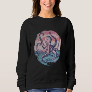 Kraken Sea Octopus Sea Creature Cthulhu Suns Sweatshirt