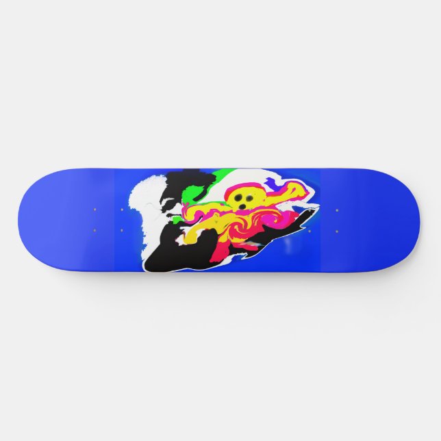 Kraken Sommer kühl  Skateboard (Horizontal)