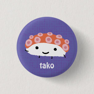Kraken-Sushi (tako) Button