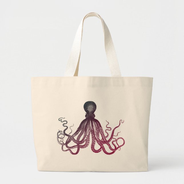 Kraken-Tasche Jumbo Stoffbeutel (Vorne)
