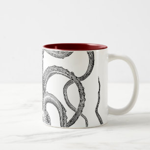 Kraken-Tasse Zweifarbige Tasse