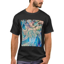 Kraken-Tee-Shirt unisex Kurzarm T-Shirt
