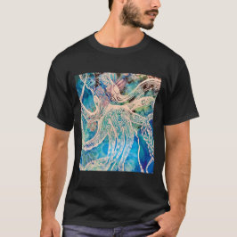 Kraken-Tee-Shirt unisex Kurzarm T-Shirt