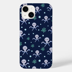 Kraken unter dem Meereskidsmuster Case-Mate iPhone 14 Hülle