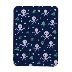 Kraken unter dem Meereskidsmuster Magnet