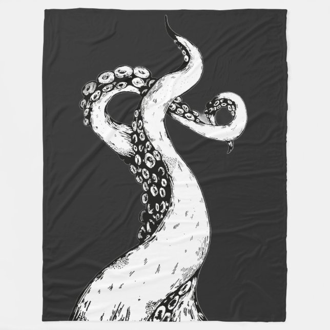 Krakenarme auf schwarzer Decke (Vorderseite)