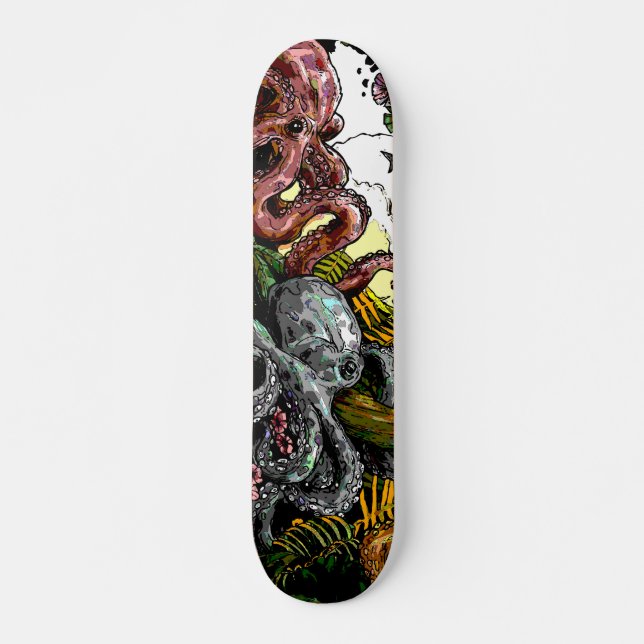 Krakendschungel Skateboard (Vorne)