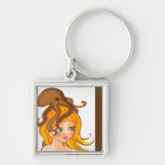 Krakenmädchen-Schlüsselanhänger Schlüsselanhänger