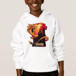 Krakow Dragon Polish Legend City Art  Hoodie