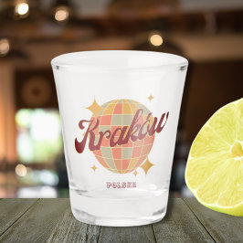 Kraków Krakau Stadt Polen Retro Vintage Postkarte Schnapsglas