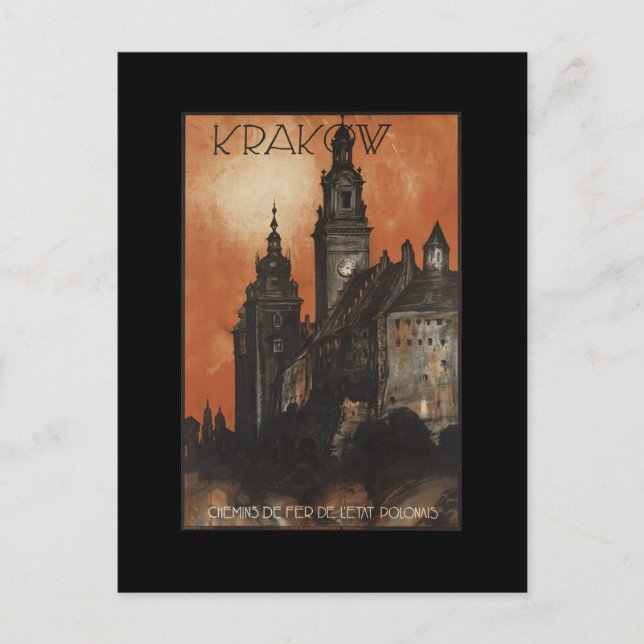 Krakow Postkarte (Vorderseite)
