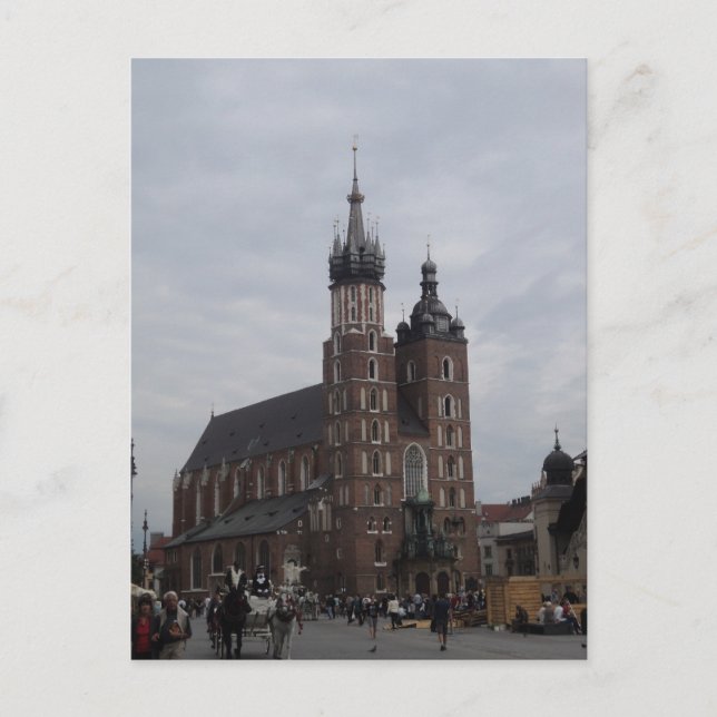 Krakow Postkarte (Vorderseite)