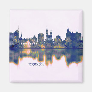 Krakow Skyline Magnet