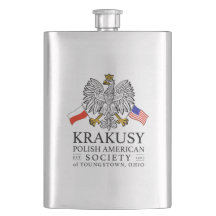 Krakusy Polnisch American Society Flask