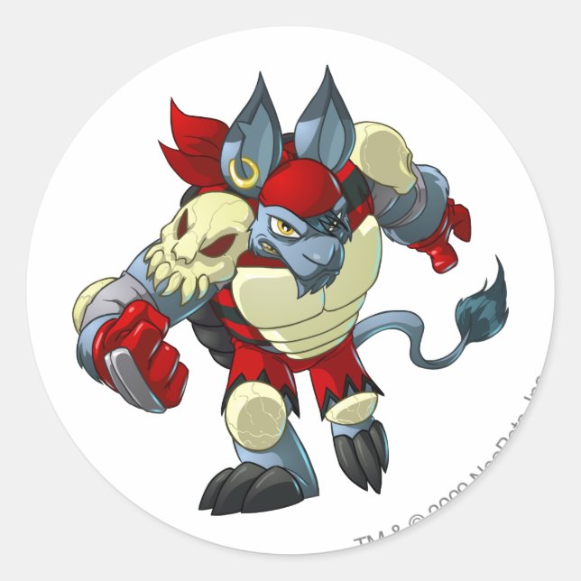 Krakwk Island Team Captain 2 Runder Aufkleber (Vorderseite)