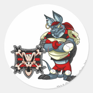 Krakwk Island Team Kapitän 1 Runder Aufkleber