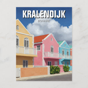 Kralendijk Bonaire Dutch Caribbean Postkarte
