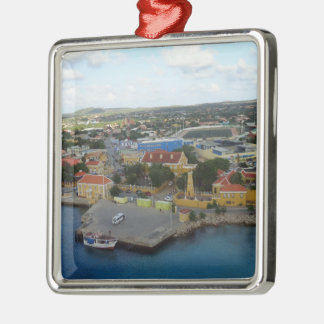 Kralendijk Harborfront Silbernes Ornament