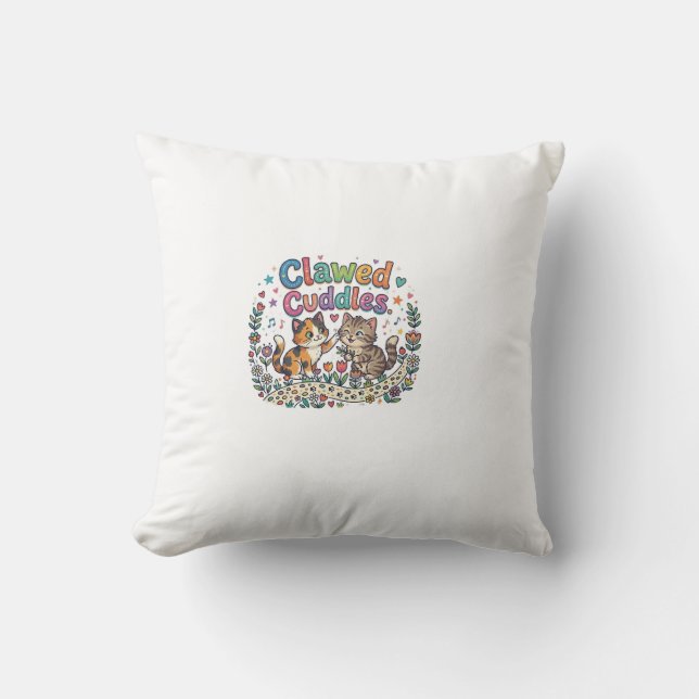 Krallen Kuscheltier Kissen (Vorderseite)