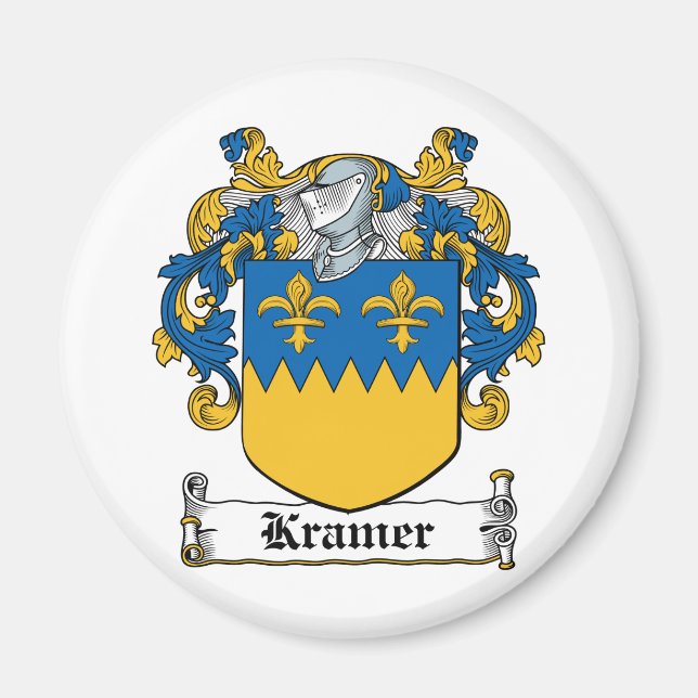 Kramer Familienwappen Magnet (Vorne)