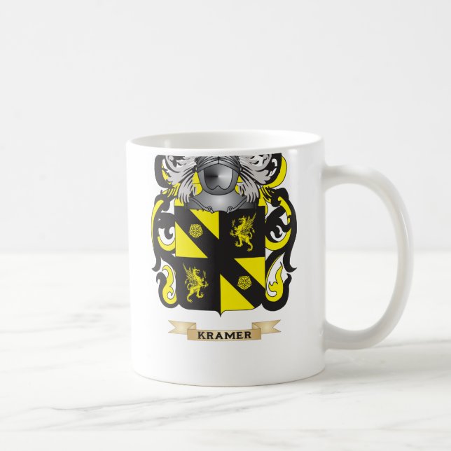 Kramer Wappen (Familienwappen) Kaffeetasse (Rechts)