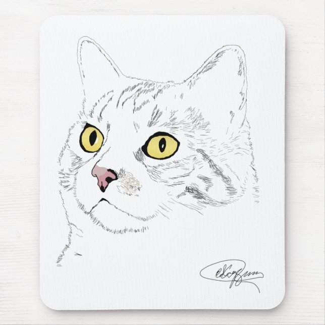 Kramer Zeichnen Mousepad (Vorne)