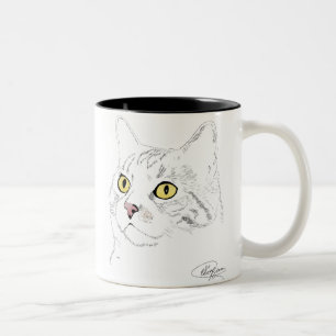 Kramer Zeichnen Zweifarbige Tasse