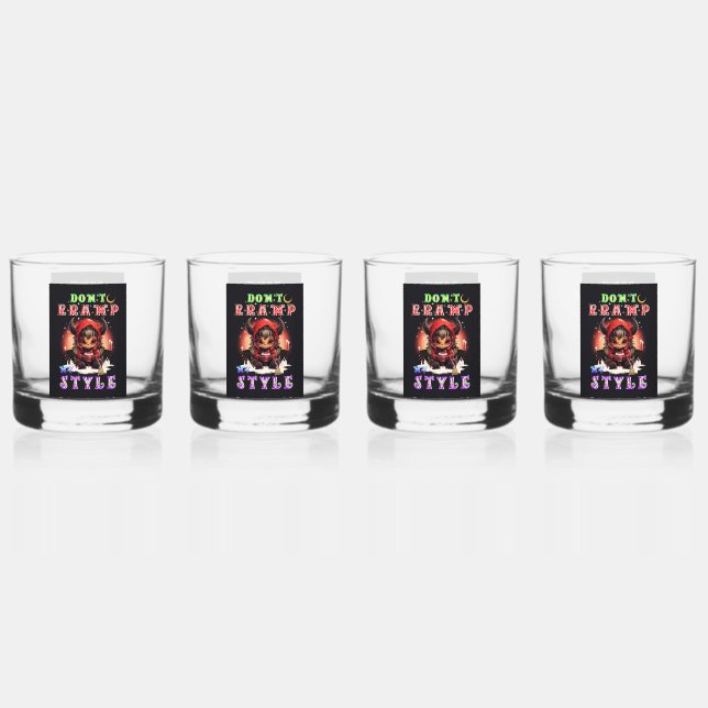 Krampf meinen Stil nicht Whiskyglas (Vorderseite)