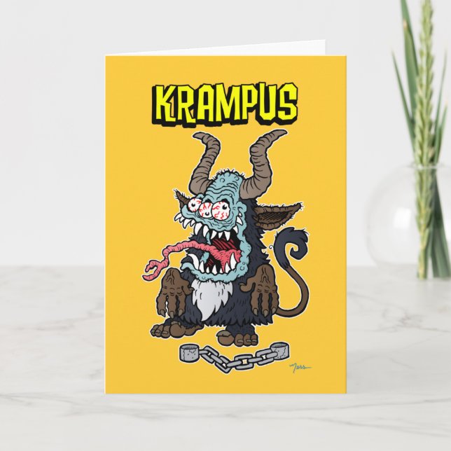 KRAMPUS 00 FEIERTAGSKARTE (Vorderseite)