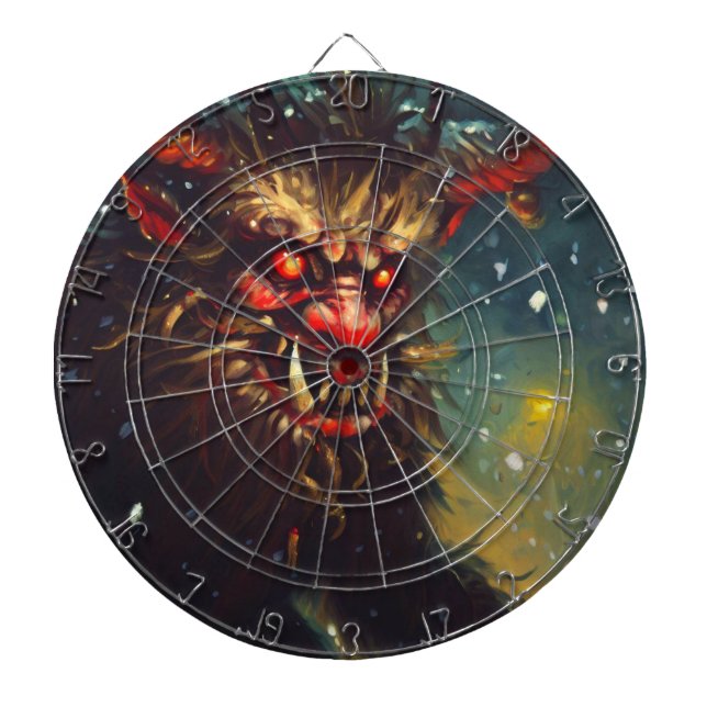 Krampus (4) dartscheibe (vorne)