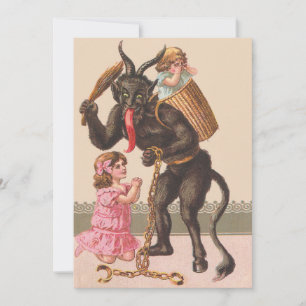 Krampus bestraft Kinder Rutenkette
